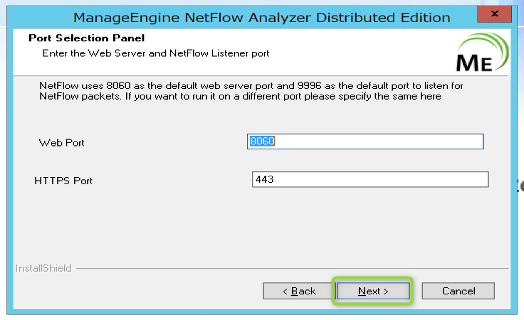 Netflow Analyzer Enterprise Edition バージョン用 インストール手順 Netflow Analyzer ナレッジベース