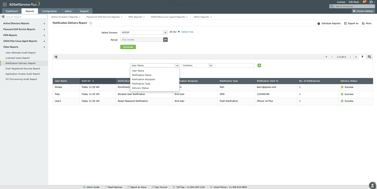 filtering-notifications-delivery-report