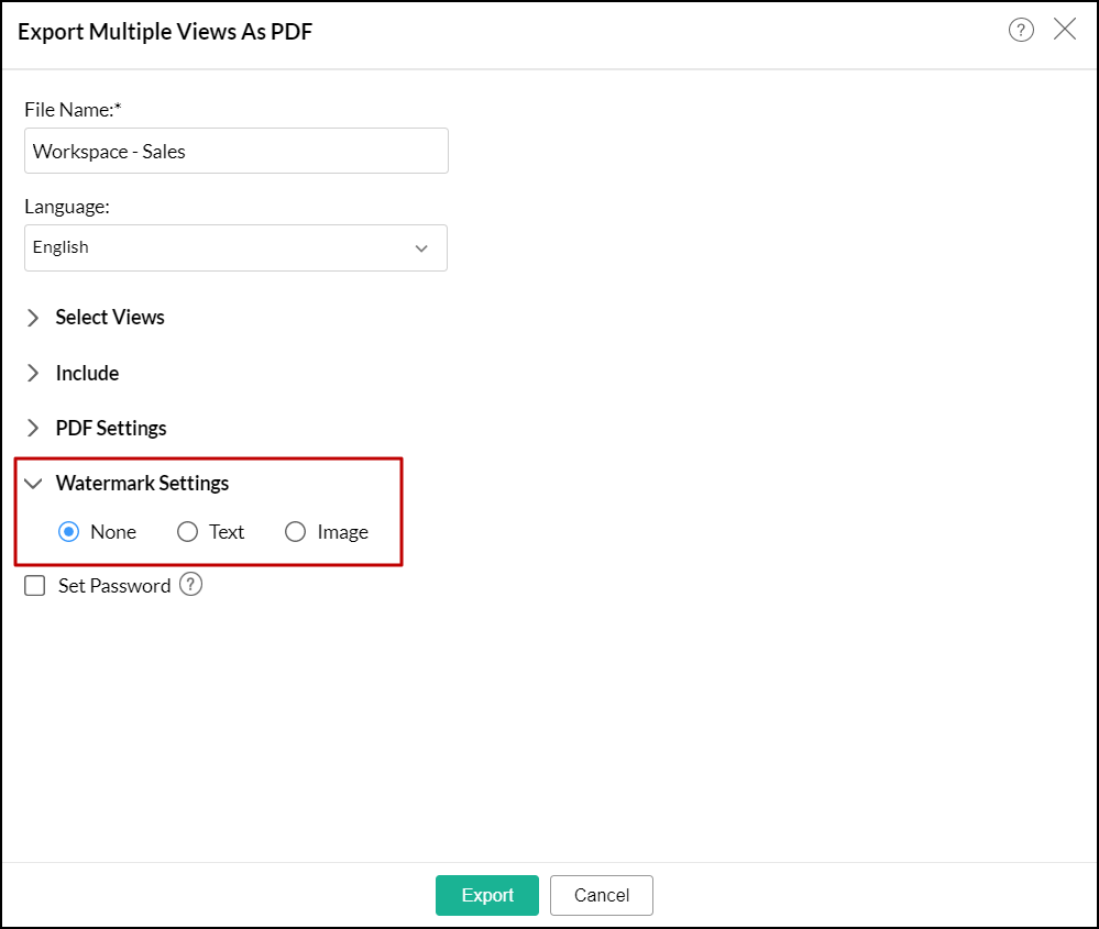 analytics-plus-export-multiple-views-watermark-settings