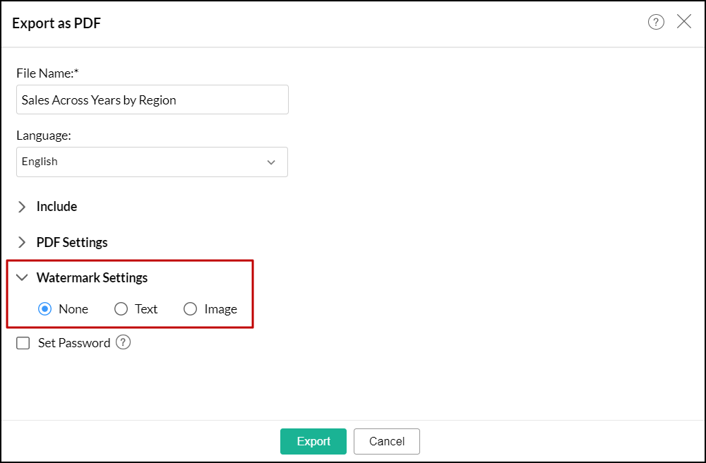 analytics-plus-watermark-settings
