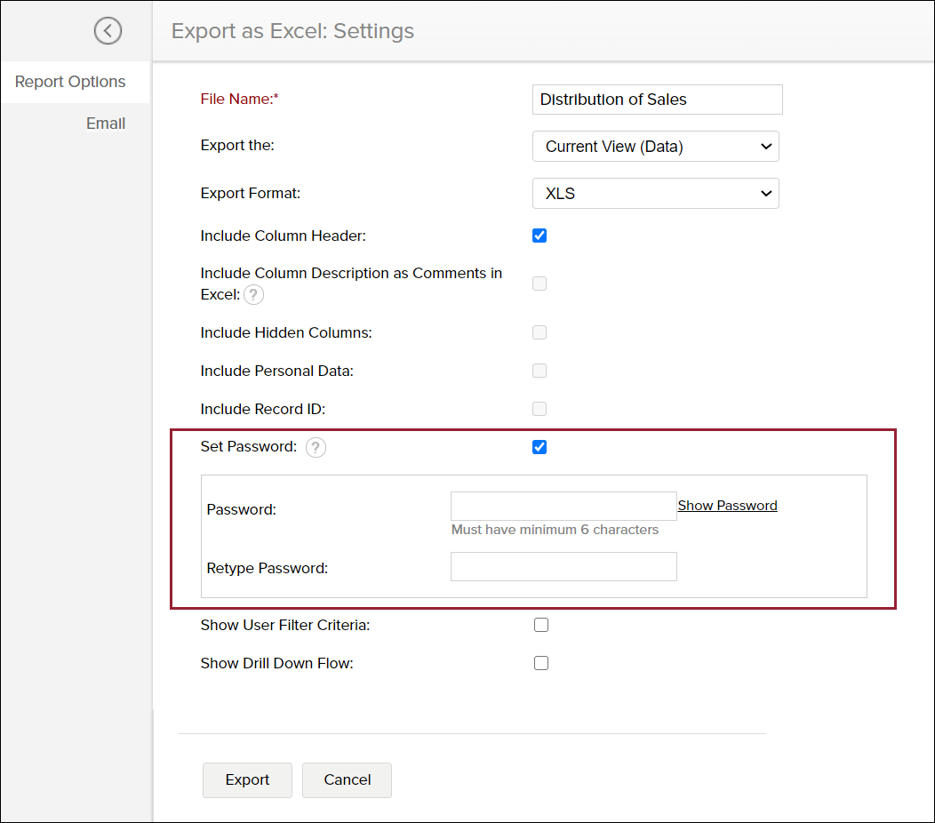 export-view-password