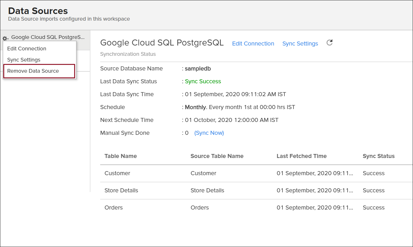 google-pgsql-remove