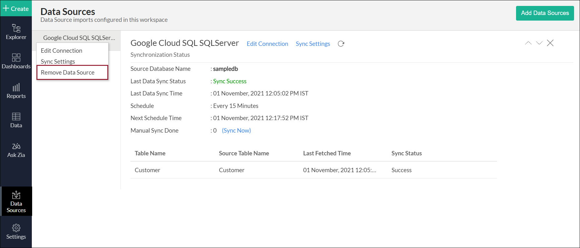 remove-google-sql-server