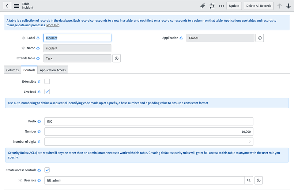 ServiceNowでインシデント管理用ロール設定
