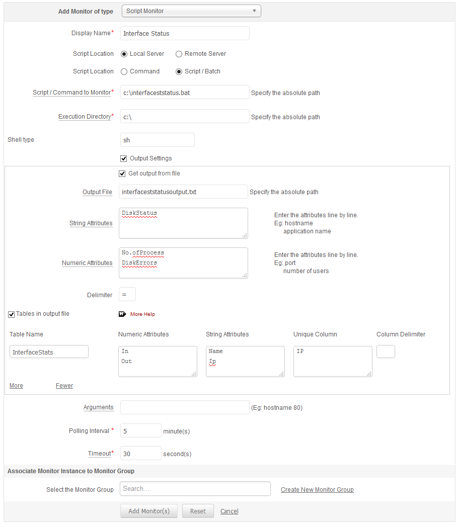 スクリプト監視