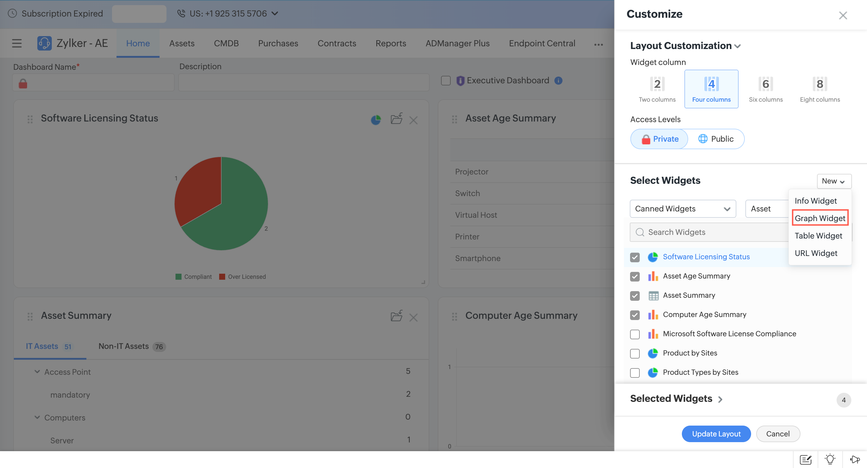 add-graph-widget