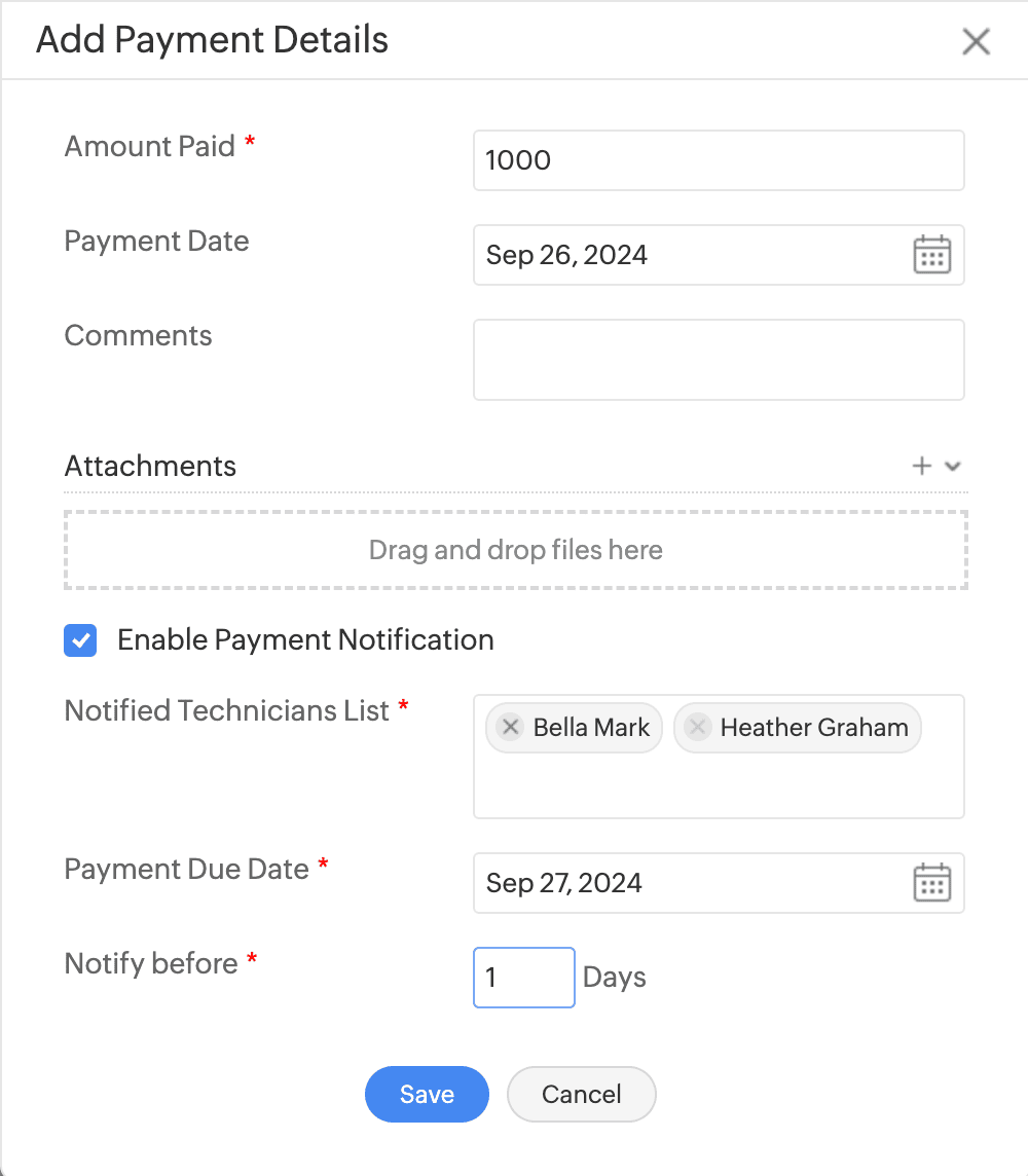 add payment details overview 02