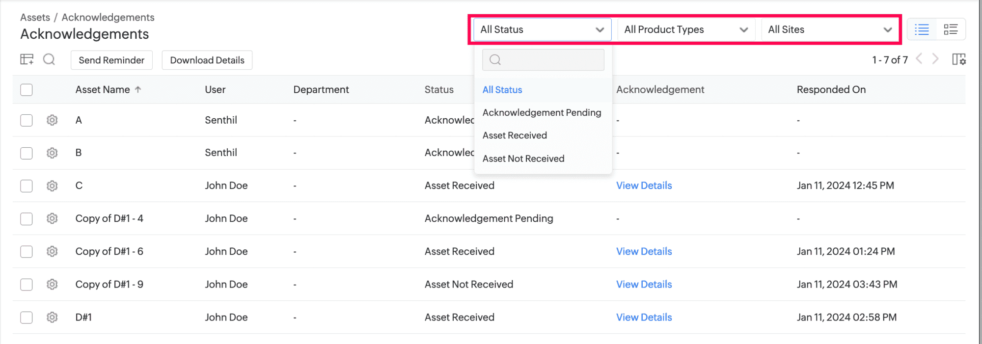ae asset management manage asset acknowledgements 02