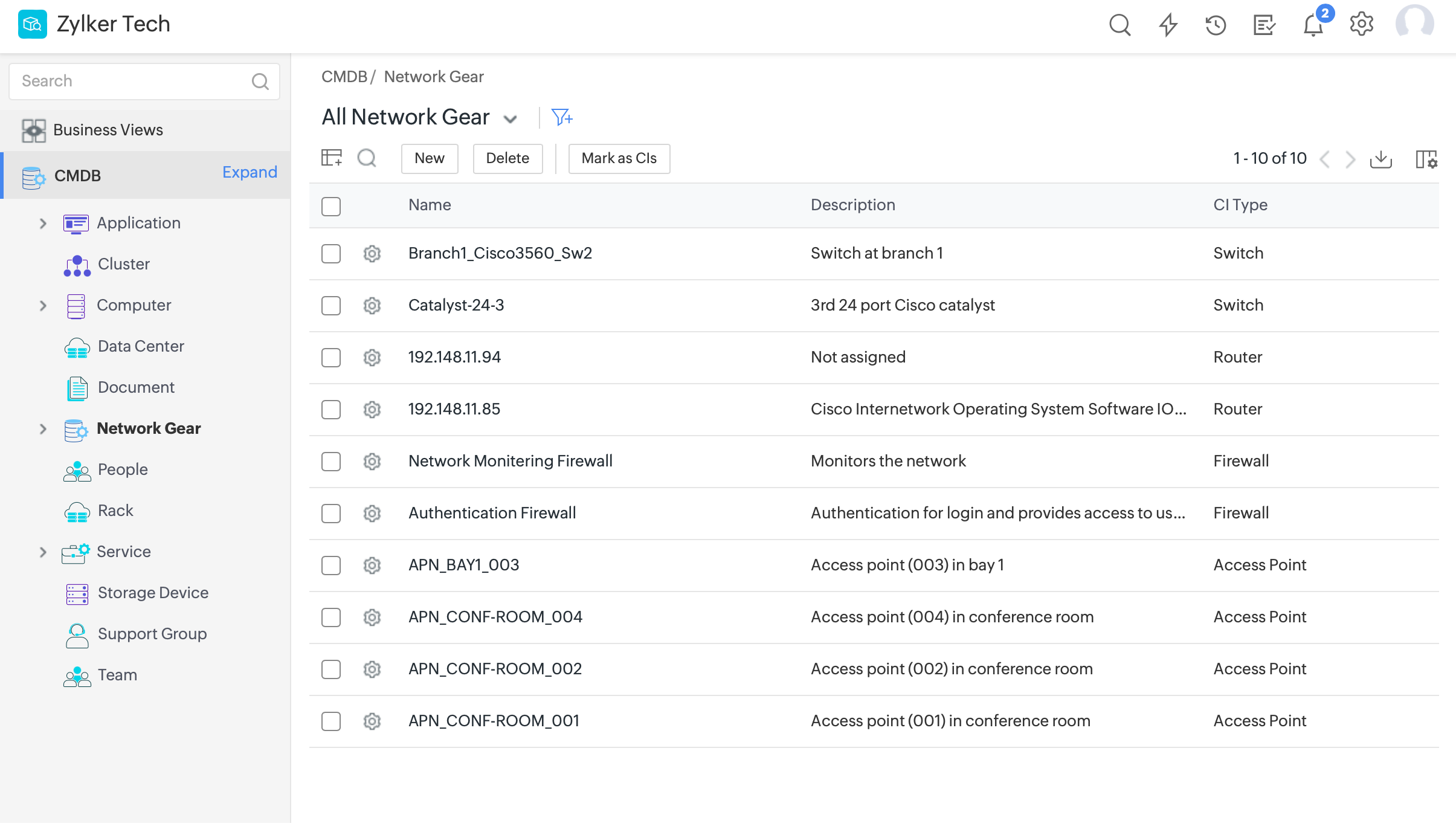 list view cmdb overview 02