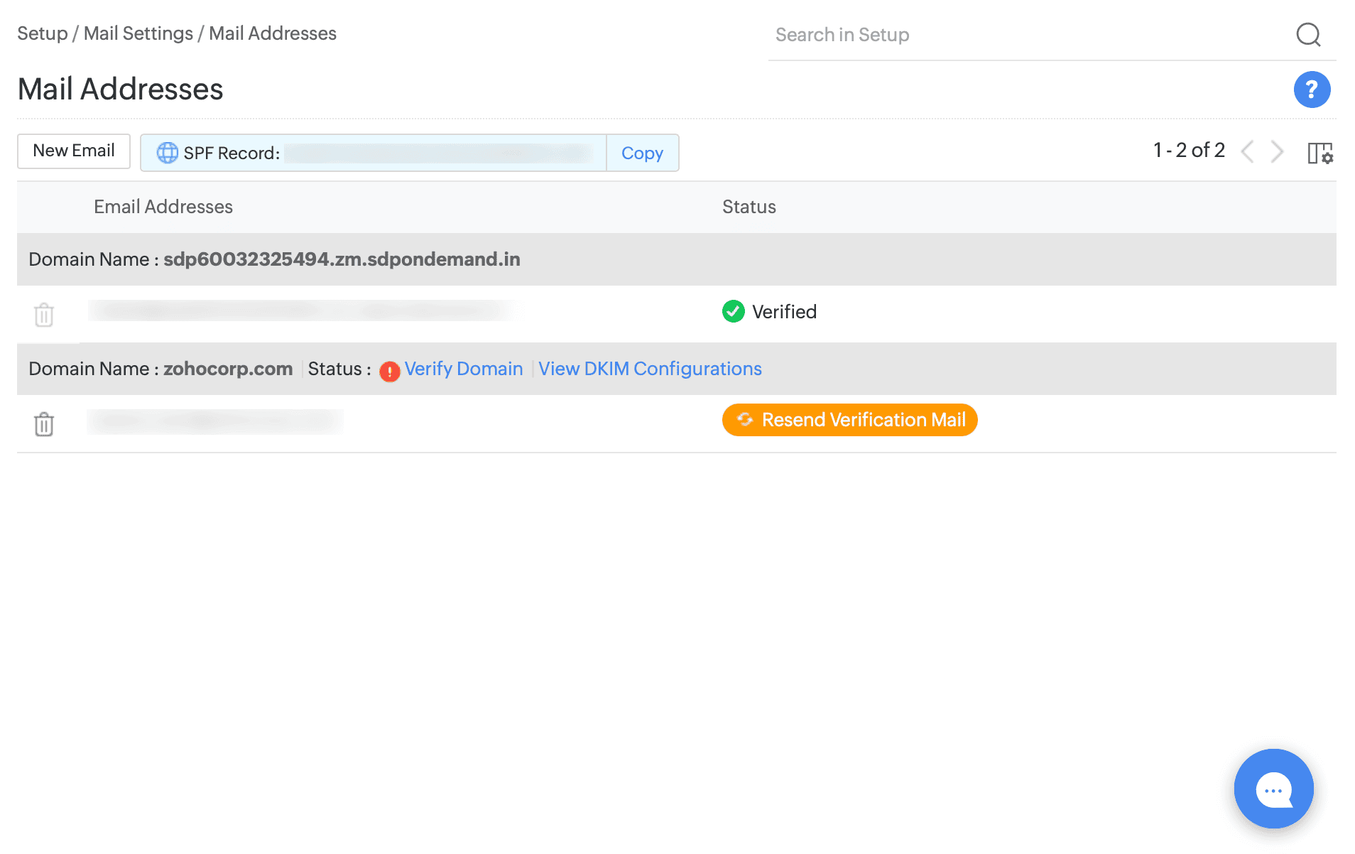 mail addresses overview 02