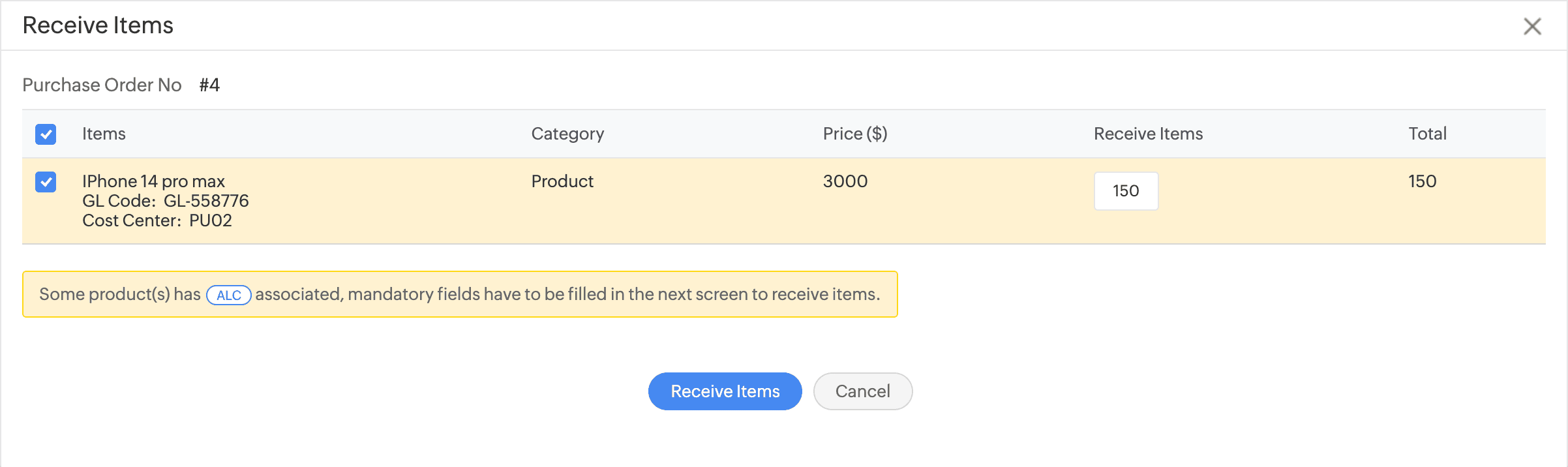 receive purchase order items overview 02