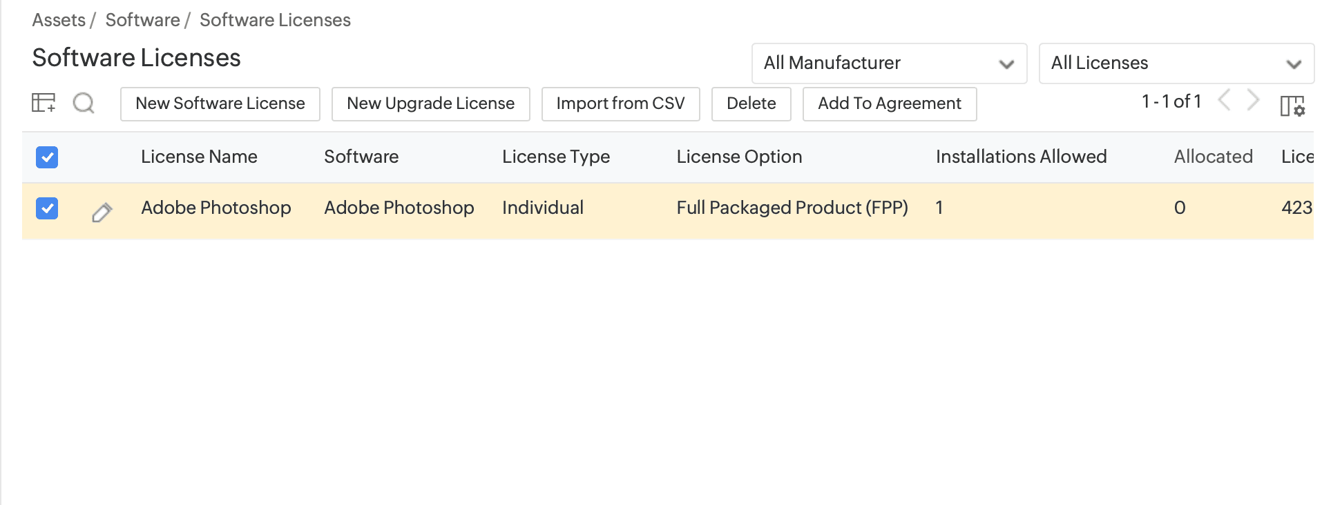 software management software licenses overview 11