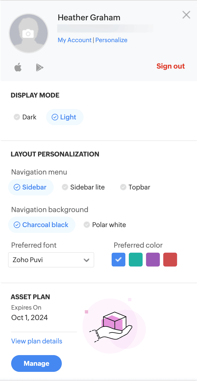 user profile overview 01