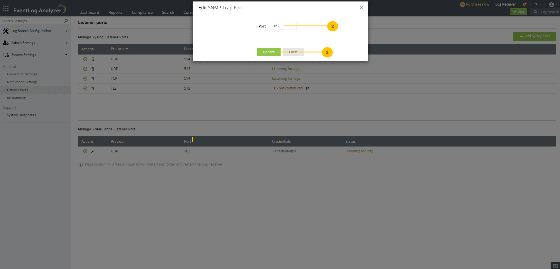edit-snmp-trap-portal