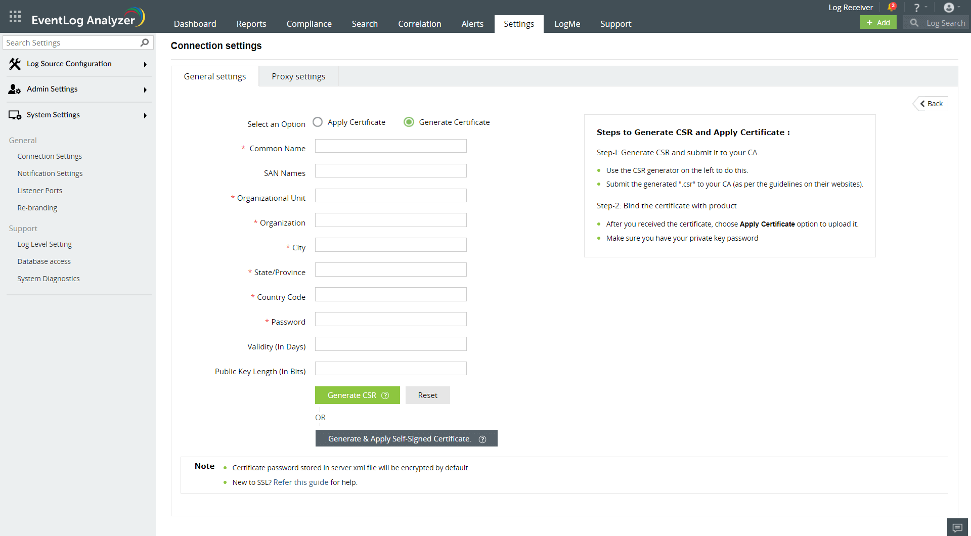 generate-certificate