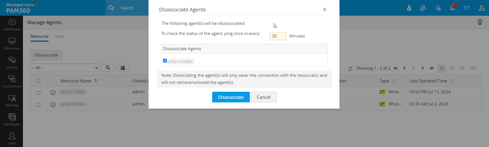 disassociate-agent1