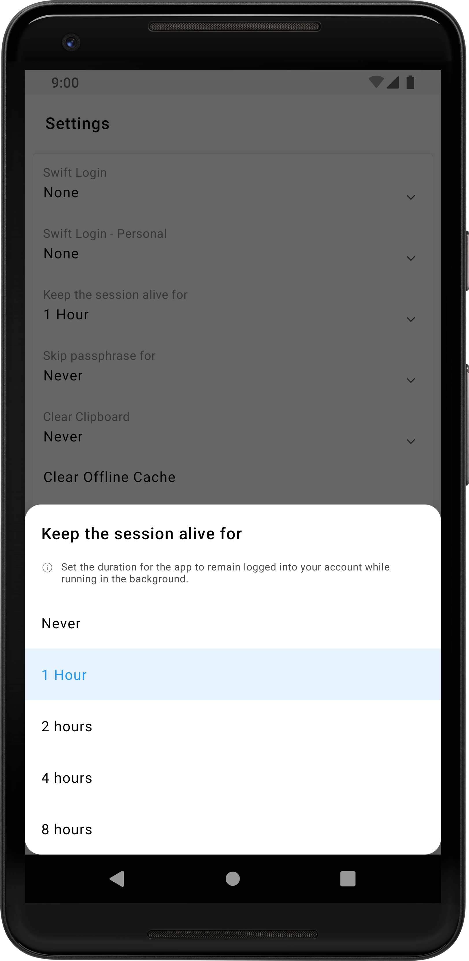 android-session-alive